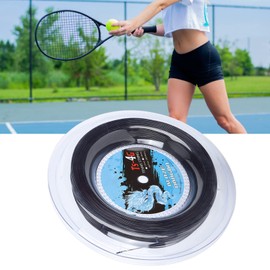 Cuerda de Tenis de Carrete de 200 M, TS 4G Poliéster Reemplazo de Rendimiento Potente Cuerda de Raqueta de Tenis de Alta Resistencia para Exteriores (1,30 mm)