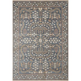 Loloi Rifle Paper Co Holland Navy 3'-7" x 5'-1" Accent Rug
