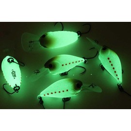 LUCKY CRAFT Deep Kura Pi SFT - Health Tea Fair Fishing Lure Crankbait (5051 Caterpillar Glow)