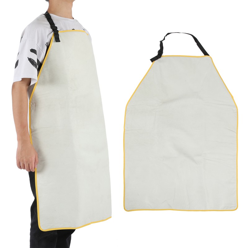 Leather Apron Low Temperature Resistant AntiLiquid Antifreeze Nitrogen Thick Lightweight