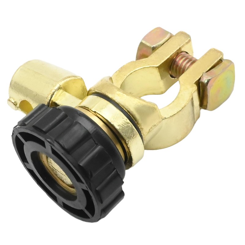 Hoypeyfiy Battery Master Disconnect Cut Off Switch, 360 Degree Top
