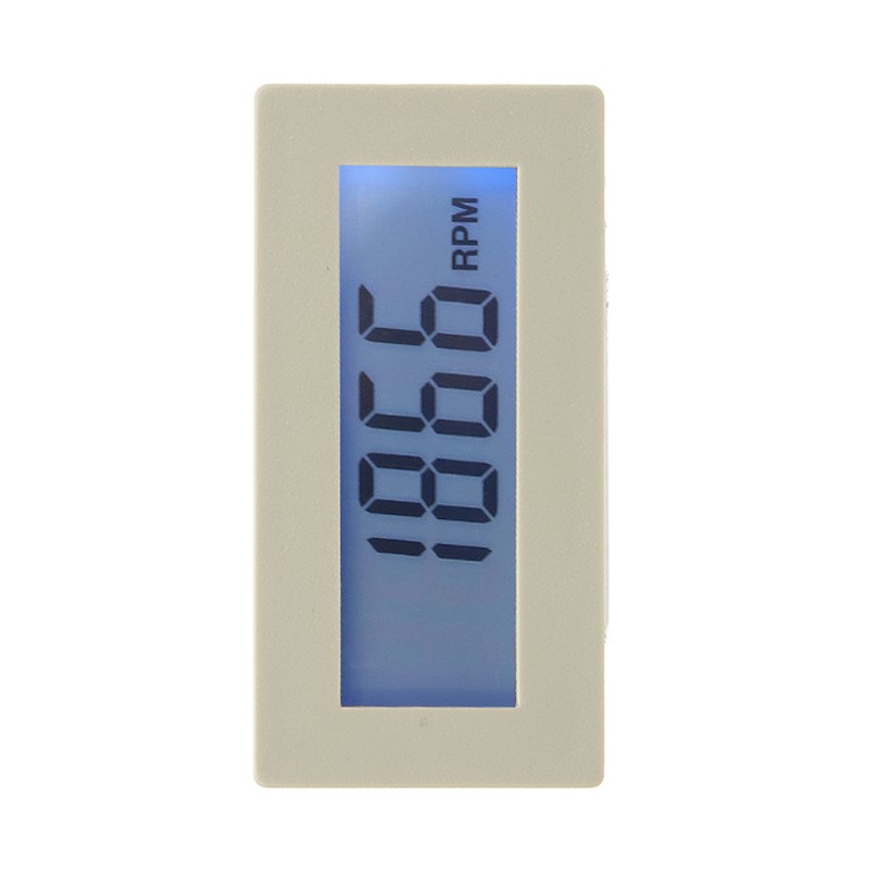 Motor Tachometer 10 to 9999 LCD Display Accurate Measurement RPM