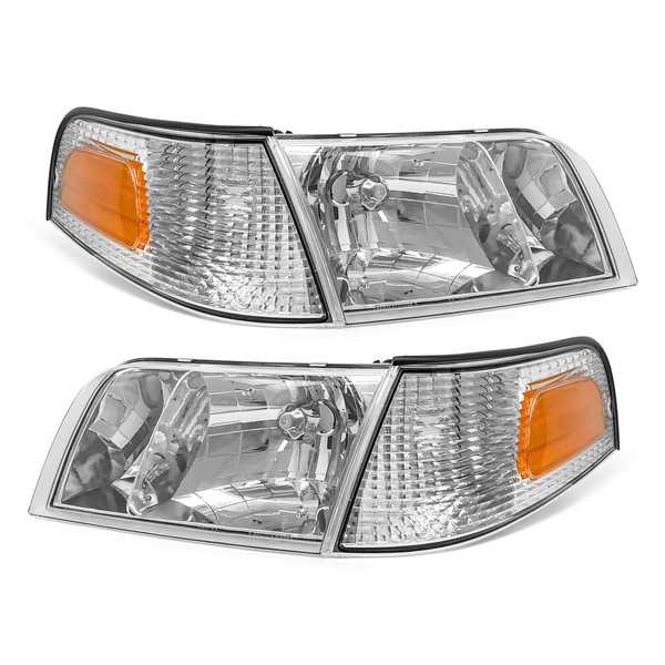 Headlight Assembly For 1998 1999 2000 2001 2002 2003 2004