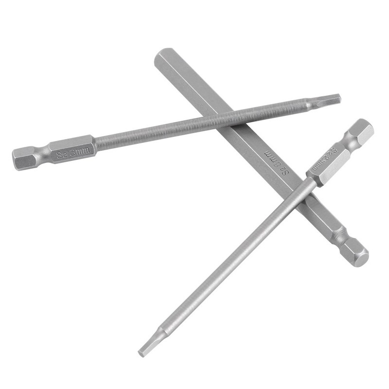 6pcs 100mm Magnetic Hex Shank Screwdriver Drill Bit Set HEX
