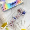 24Pcs Independence Day Press on Nails Short Square Stars Stripes