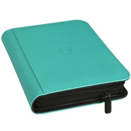 Card Binder 4 Pocket with Zipper, 288 Pockets Trading Card Holder Book, Premium PU Cover Zip Folder Binder, Side Loading Carrying Case Binder Album for TCG, MTG, Sports Cards, Game Cards