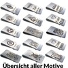 Money Clip Elegant and Elegant Brushed Stainless Steel Many Different