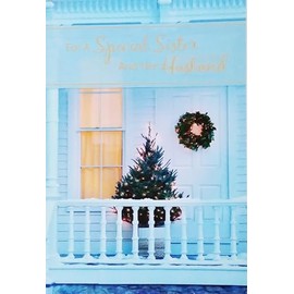 For A Special Sister and Brother-in-Law Merry Christmas Greeting Card - Wishing You The Best Of Health and Cheer - There's No Couple Who Deserves More Happiness Than You