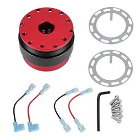 Adaptador de buje de volante, universal para volante de coche de carreras, kit de adaptador de liberación rápida con bola de botón                    