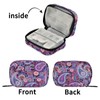 Naanle Traditional Paisley Flowers Pill Box 7 Day Case Travel
