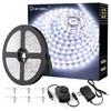 Onforu LED Light Strip,16.4ft Dimmable LED Tape Light, 6000K Daylight