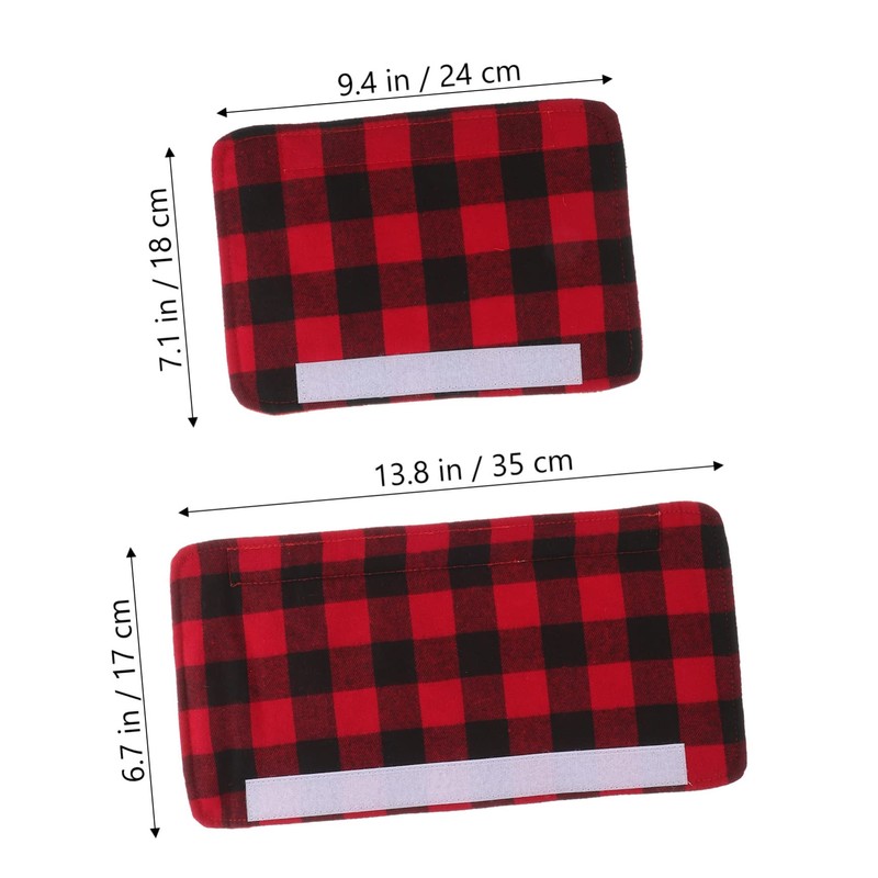 KONTONTY Fridge Door Handle Covers Kitchen Refrigerator Handle Protectors Black