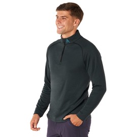 Royal & Awesome Suéteres de golf azul marino con cierre de un cuarto para hombre, con cierre de 1/4, suéteres de golf grises para hombres, suéter con cierre de un cuarto para hombre, marino, Medium