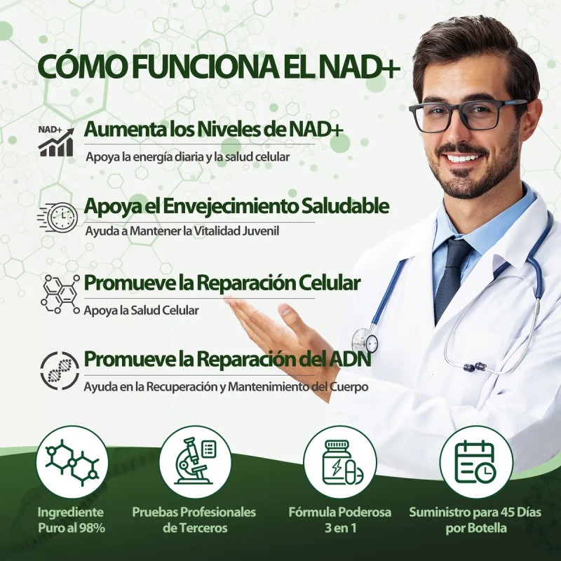 Windboss Nad Capsules 100 Cápsulas Suplemento