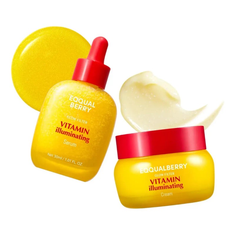 `pack De 2 Sérum Y Crema Iluminadores Vitamínicos Equalberry