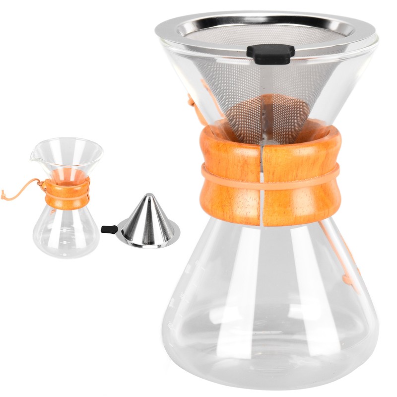 Coffee Pot Glass Coffee Kettle Pour Over Coffee Maker Simple