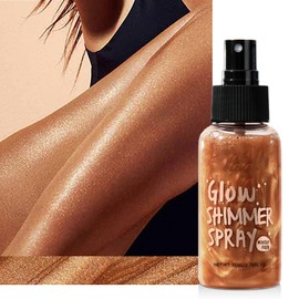 Glitter Body Makeup Liquid Cream, Shimmering Body Oil, Shimmering Body Lotion, Hair and Body Glitter Makeup, Moisturising Body Highlighter, Instant Result, Shiny, Radiant-04