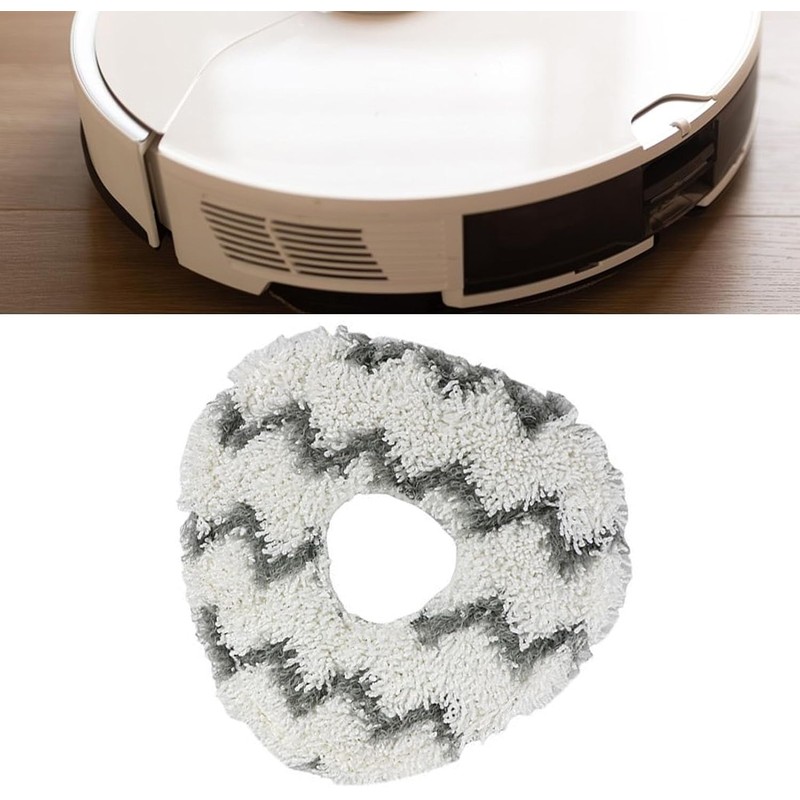 Brrnoo Paños Reutilizables para Robot Aspirador, Mop Pads de Microfibra