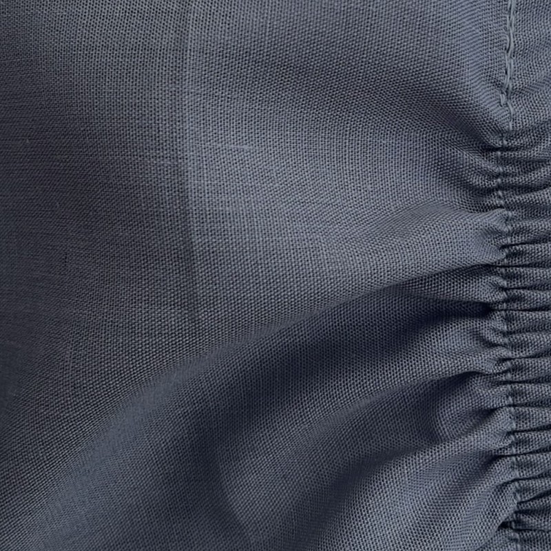 HOMELY IDEAS 200TC Egyptian Cotton Fitted Sheet 40CM/16 Inches Premiun