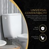 RAVINE Premium Modern Luxury Universal Toilet Handle Replacement, Majestic Collection.