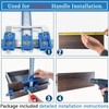 Cabinet Hardware Jig, Cabinet Handle Jig with Automatic Center Punch,