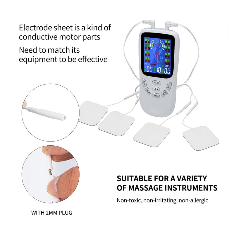 Tens Machine Pads, 40 Pack Tens Pads Replacement Electrodes Pads