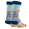 ooohyeah Mens' Novelty Aquarium Crew Socks, Funny Crazy Ocean Dress