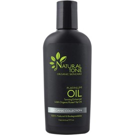 Natural Tone Organic Skincare Platinum Oil Tanning Enhancer