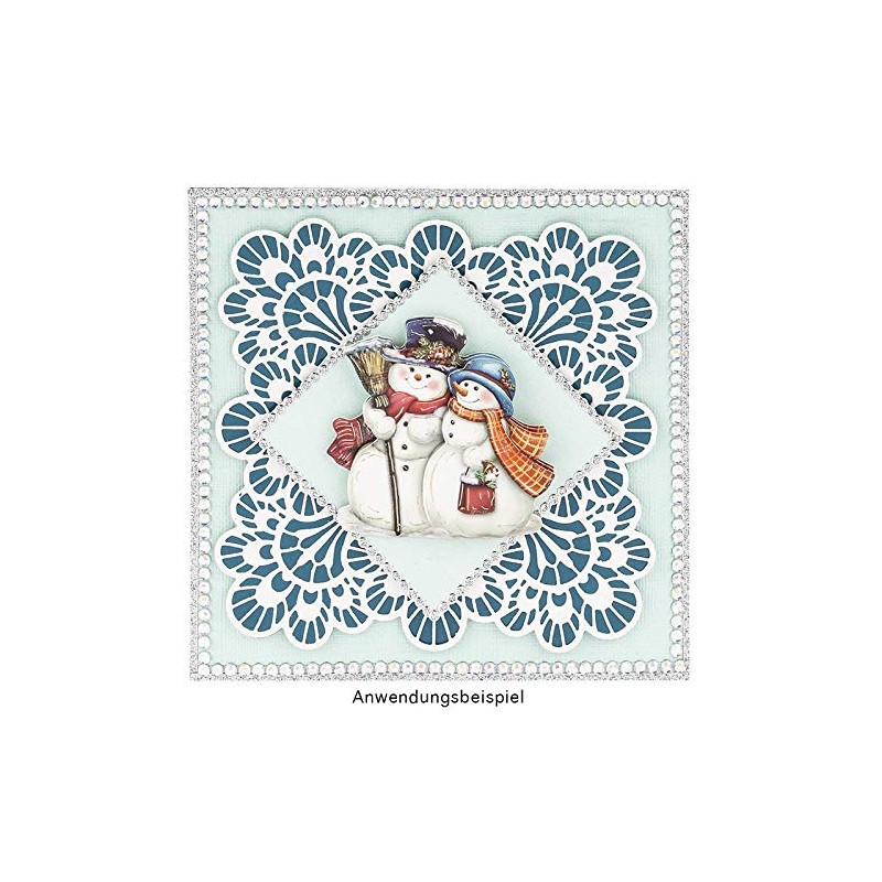 Ideen mit Herz Cutting template, Doilies 2, 14 cm x