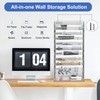 EasyPAG Wall File Holder 10 Tier Mesh Hanging Folder Organizer