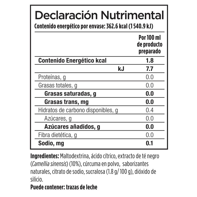 Té Helado Alessa Jengibre Cúrcuma Limón 160 g