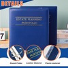 Skyygemm Estate Planning Portfolio Binder PU Leather 3 Ring Binders