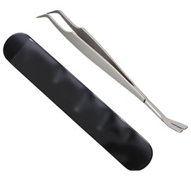 tiyiyok Tick Tweezers for Dogs, Tick Tweezers, 2 in 1, Made of High-Quality Stainless Steel for Easy Tick Removal, Suitable for People, Dogs and Cats, Storage Box Included