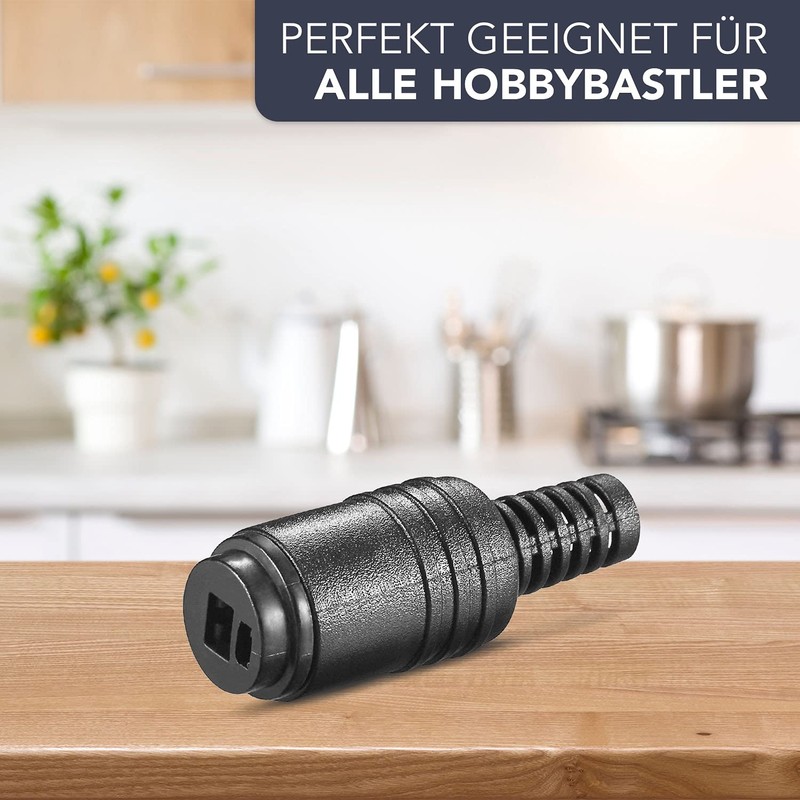 10 x DIN Speaker Sockets with Screw Connection Straight Screwable