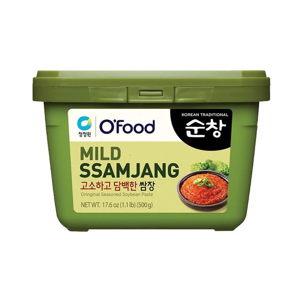 Chung Jung One Sunchang Seasoned Soybean Paste (Ssamjang) 17.6 oz (1.1lb, 500g)