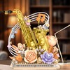 Mini Building Blocks Sets Flower Saxophone - 1000+PCS Musical Instrument