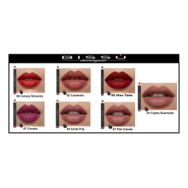 Kit Set 7 Piezas Lapiz Labial Bissú 7 Piezas