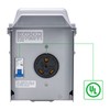 30 Amp Temporary RV Power Outlet with Breaker, Briidea Outdoor