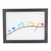 Sea Glass Rainbow Birds Wall Decor Seaglass Colourful Bird Art