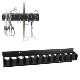 Whip Holder, Space-Saving, Whip Holder, Wall-Mounted for Stalls, Horse Farms, Storage of Fishing Rods and Whips