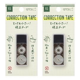 Midori Correction Tape XS Black A Set of 2 35514006X2