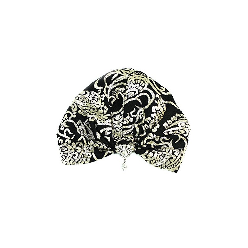 Metallic Crystal Stretch Turban