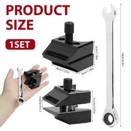 Suspension Strut Spreader Tool with Double Head Design, Strut Spreader with Split Hub, Easy to Use Tool for Car Suspension Strut and Hubs, Universal Use for Most Models