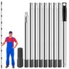 Paint Roller Extension Pole 11.8Ft,10 Segmented Lightweight Stainless Steel Telescopic