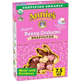 Annie`s Homegrown Annie'S Homegrown  Organic Neapolitan Bunny Grahams  7.5 Oz