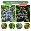 KLLOUZE 3PCS Garden Bird Netting for Tomato Cage with Zipper