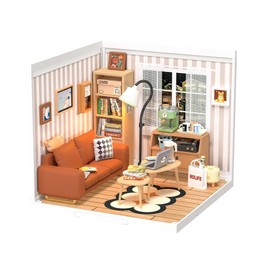 Dokurundo ® Robotime DIY Miniature House Creator Series (Living Room)