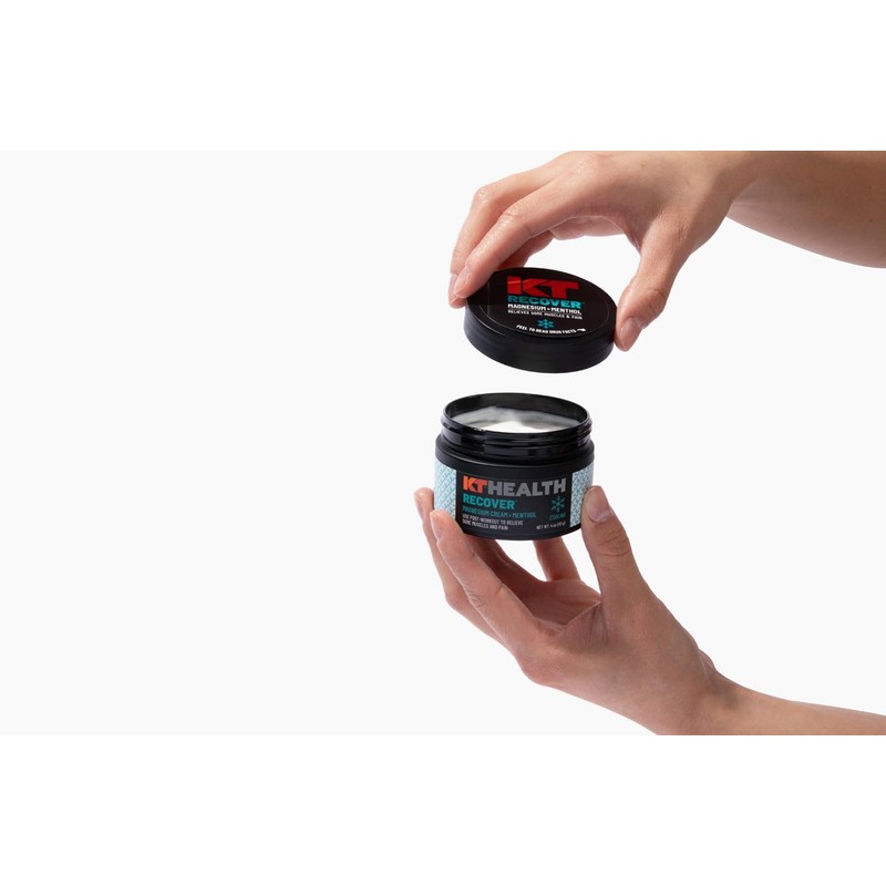 KT Health, Magnesium Cream, Recover - Cools and Relieves Muscles