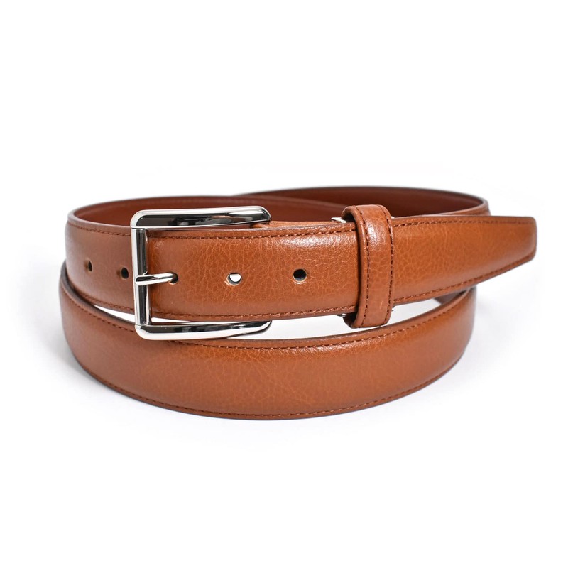 Lacoste LB84560 Men's Cow Leather Business Belt, Braun