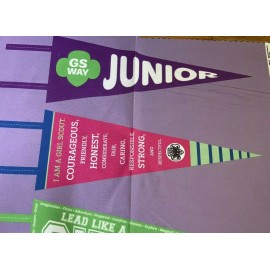 Girl Scouts Pendant Felt Fabric Panel Craft DIY